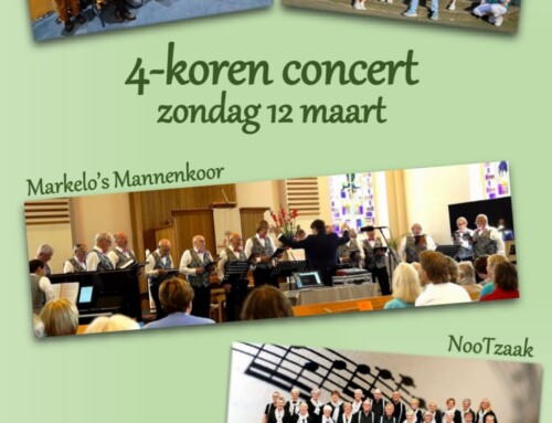 4-koren concert zondag 12 maart 2023, de Haverkamp Markelo